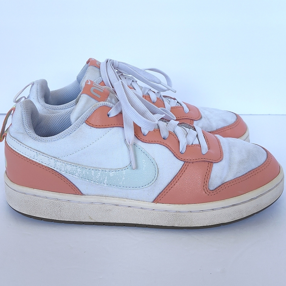 Nike Kids Court Borough Low 2 Recraft- Peach/White Rainbow
